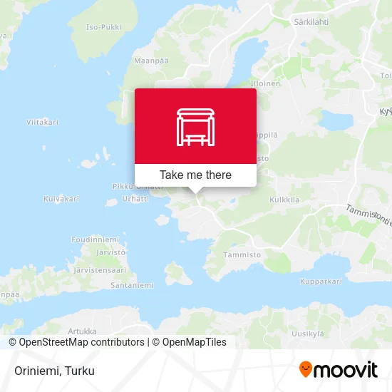 Oriniemi map