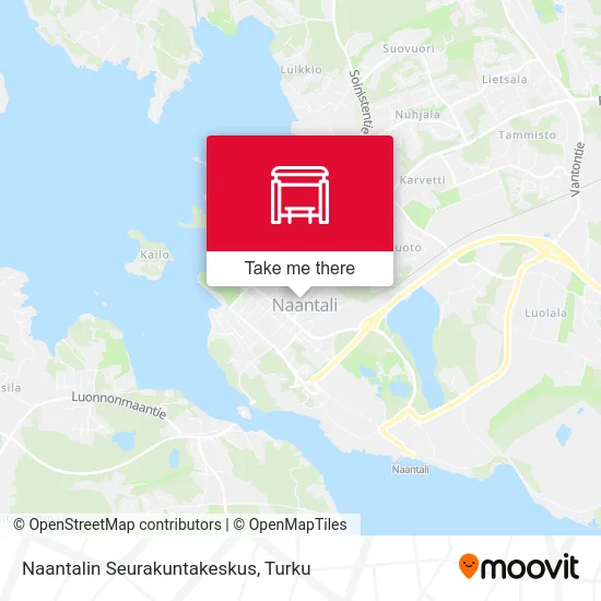 Naantalin Seurakuntakeskus map