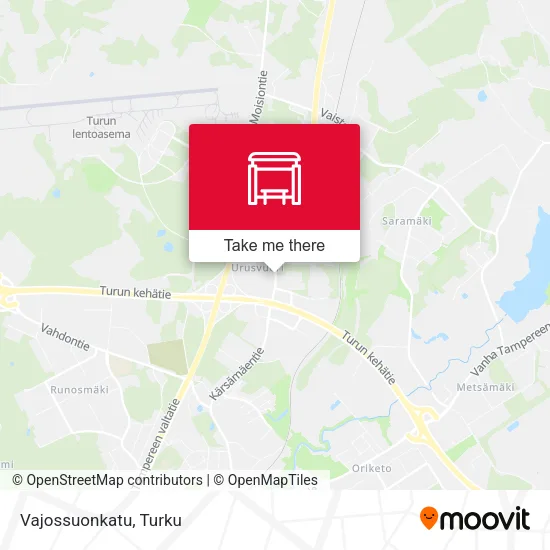 Vajossuonkatu map