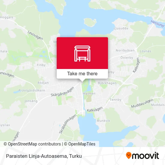 Paraisten Linja-Autoasema map