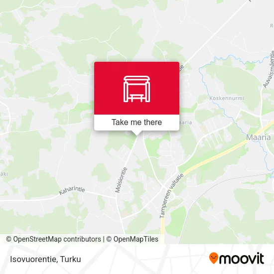 Isovuorentie map