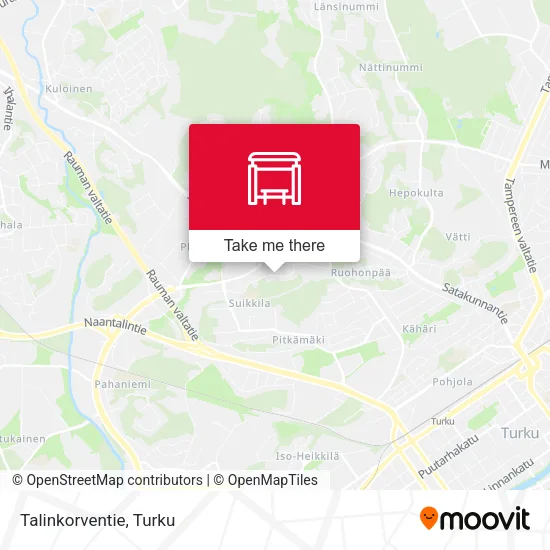 Talinkorventie map