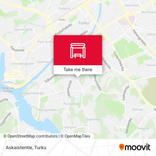 Askaistentie map