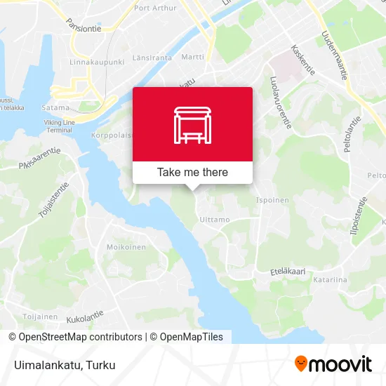 Uimalankatu map