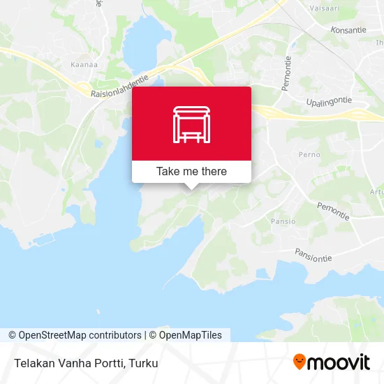 Telakan Vanha Portti map