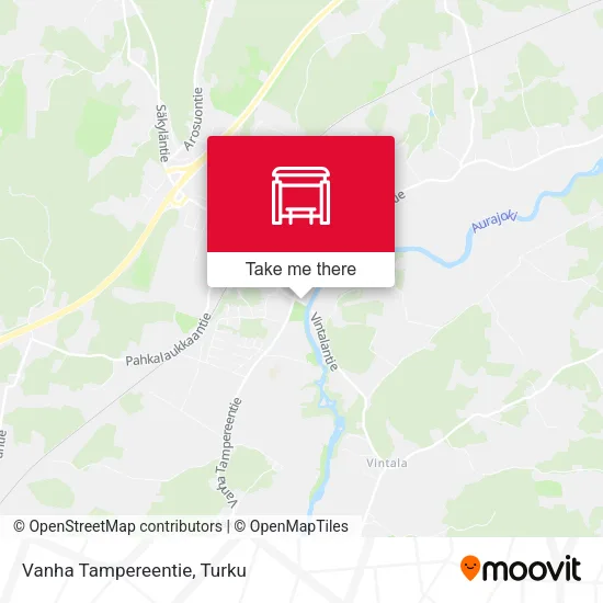 Vanha Tampereentie map