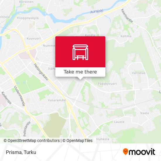 How to get to Prisma in Turku by Bus?