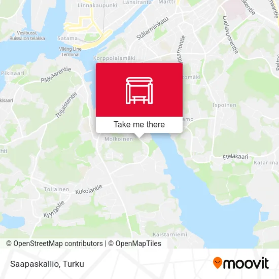 Saapaskallio map