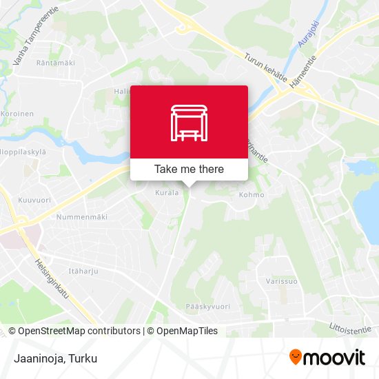 How to get to Jaaninoja in Turku by Bus?