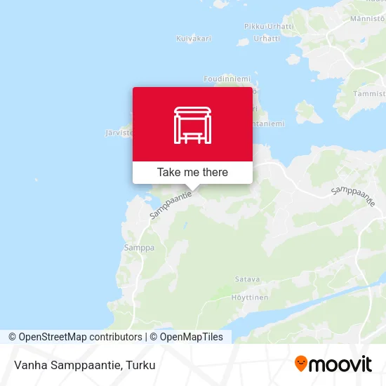 Vanha Samppaantie map