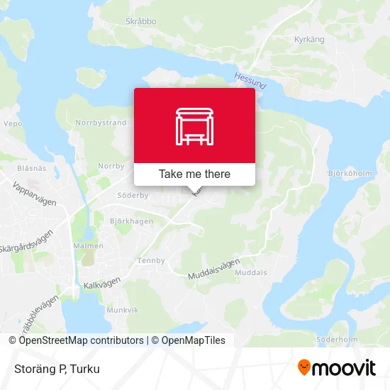 Storäng P map
