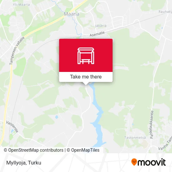 Myllyoja map