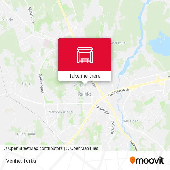 Venhe map