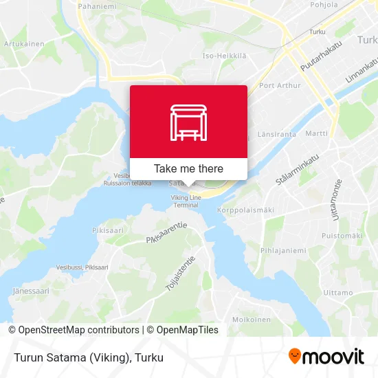 Turun Satama (Viking) map