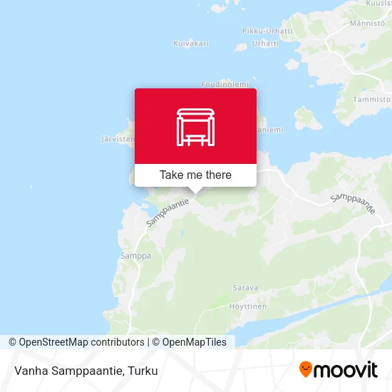 Vanha Samppaantie map