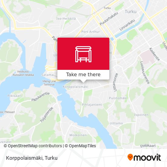 Korppolaismäki map