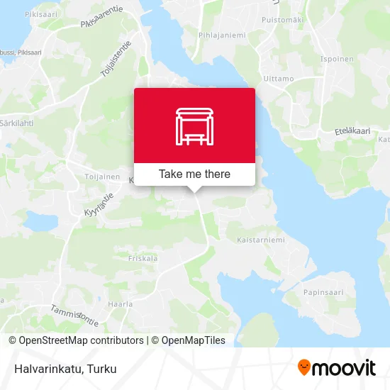 Halvarinkatu map