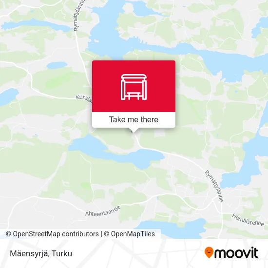 Mäensyrjä map
