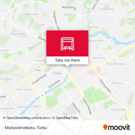 Multavierunkatu map
