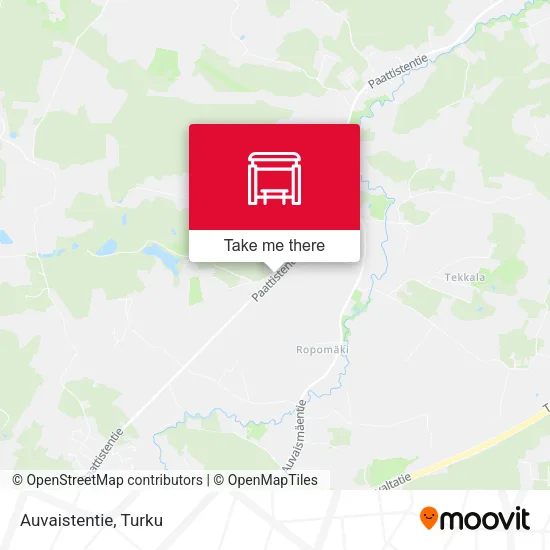 Auvaistentie map