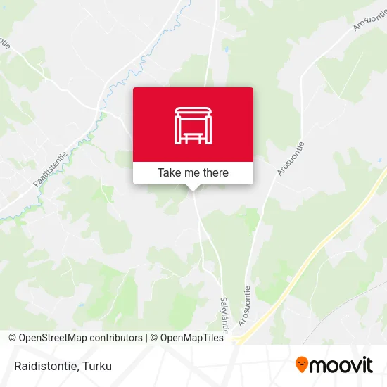 Raidistontie map