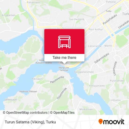 Turun Satama (Viking) map