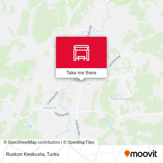 Ruskon Keskusta map