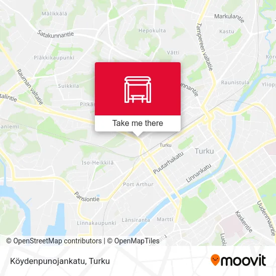 Köydenpunojankatu map