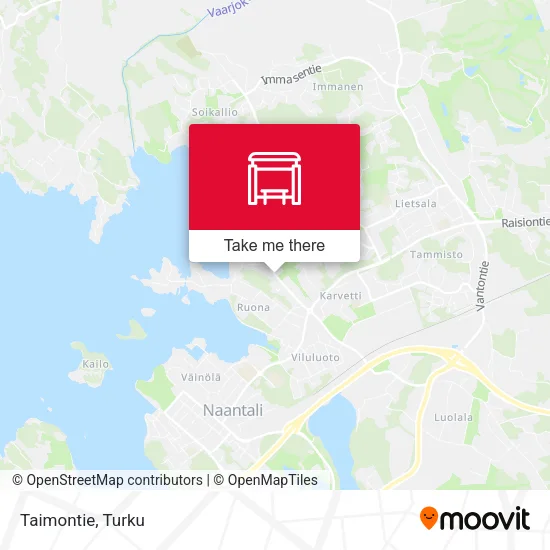 Taimontie map