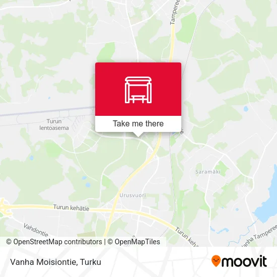Vanha Moisiontie map