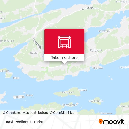 Järvi-Peniläntie map