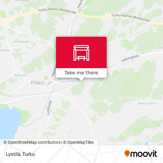 Lystilä map