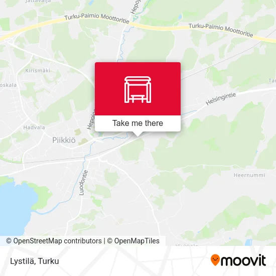 Lystilä map