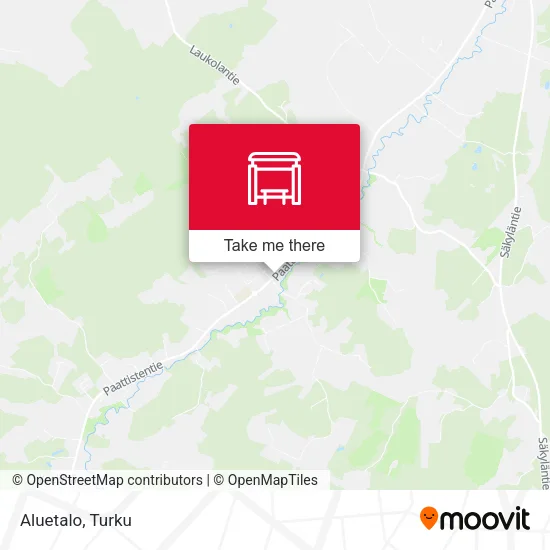 Aluetalo map