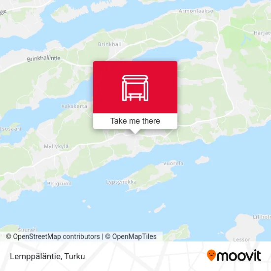 Lemppäläntie map