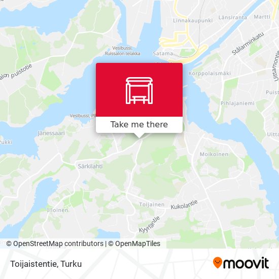 Toijaistentie map