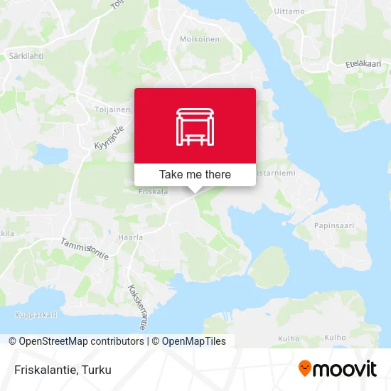 Friskalantie map