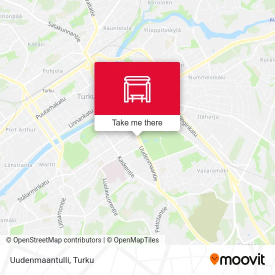 Uudenmaantulli map