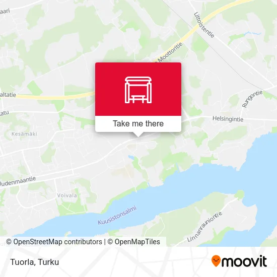 Tuorla map