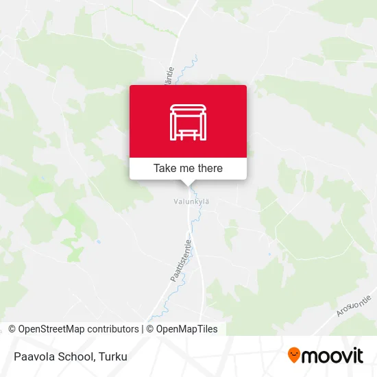 Paavola School map