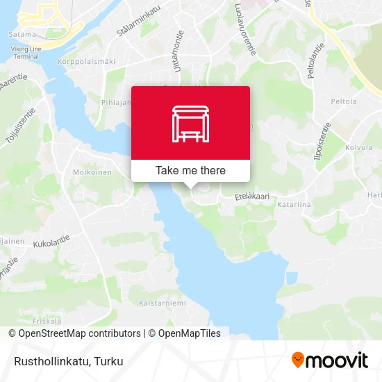 Rusthollinkatu map