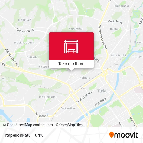 Itäpellonkatu map