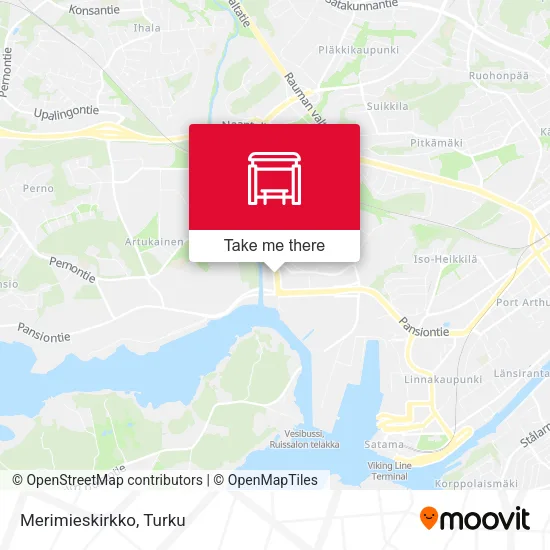 Merimieskirkko map