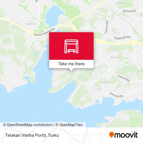 Telakan Vanha Portti map