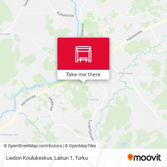 Liedon Koulukeskus, Laituri 1 map
