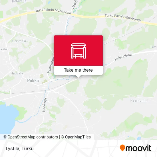 Lystilä map