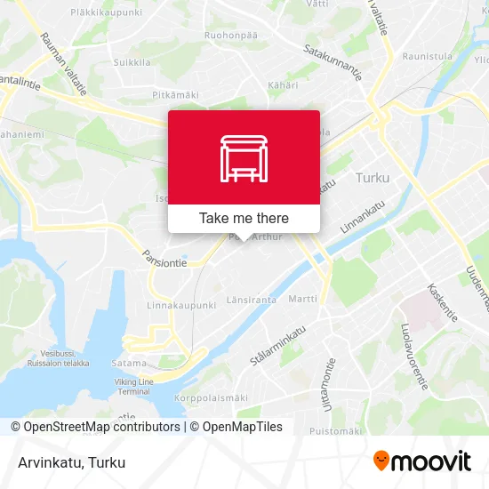 Arvinkatu map