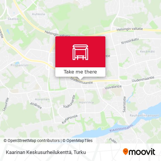 Kaarinan Keskusurheilukenttä map