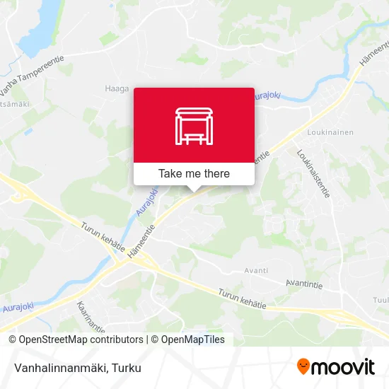 Vanhalinnanmäki map