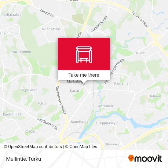Mullintie map